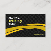 Aangepaste logo en persoonlijke teksttrainer visitekaartje (Achterkant)