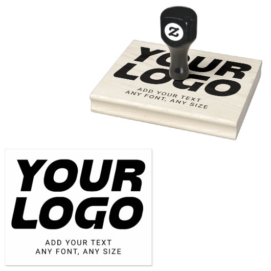 Aangepaste Logo en professionele Sjabloon voor tek Rubberstempel (Gestempeld)