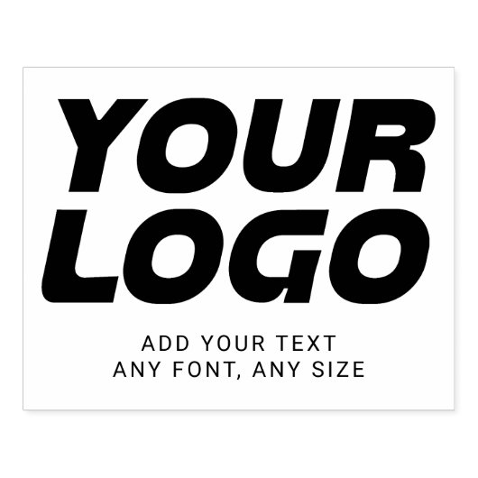 Aangepaste Logo en professionele Sjabloon voor tek Rubberstempel (Afrduk)