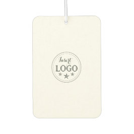 Aangepaste Logo en QR Code Portret Rechthoek Luchtverfrisser