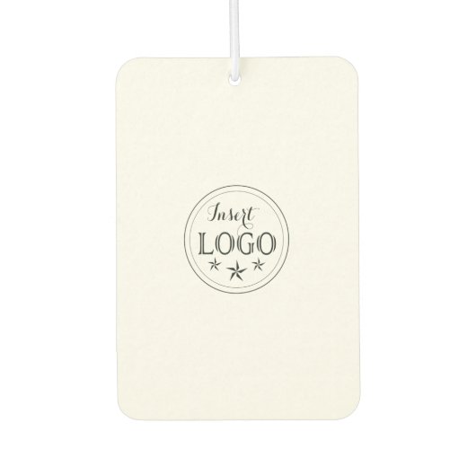 Aangepaste Logo en QR Code Portret Rechthoek Luchtverfrisser (Voorkant)