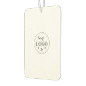 Aangepaste Logo en QR Code Portret Rechthoek Luchtverfrisser (Links)