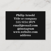 Aangepaste Logo en QR-code Visitekaartje (Achterkant)