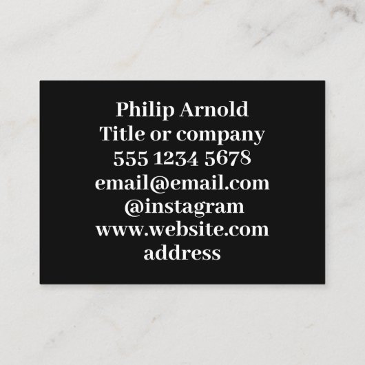 Aangepaste Logo en QR-code Visitekaartje (Achterkant)