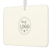 Aangepaste Logo en QR-coderechthoek Luchtverfrisser (Links)