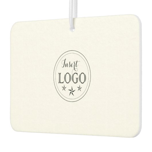 Aangepaste Logo en QR-coderechthoek Luchtverfrisser (Links)