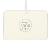 Aangepaste Logo en QR-coderechthoek Luchtverfrisser (Voorkant)