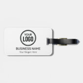 Aangepaste Logo en slogan voor bedrijven met speci Bagagelabel (Achterkant horizontaal)