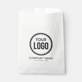 Aangepaste Logo en slogan voor bedrijven met speci Bedankzakje (Voorkant)