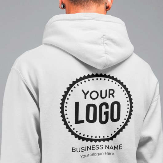 Aangepaste Logo en slogan voor bedrijven met speci Hoodie