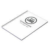 Aangepaste Logo en slogan voor bedrijven met speci Notitieboek (Linkerzijde)