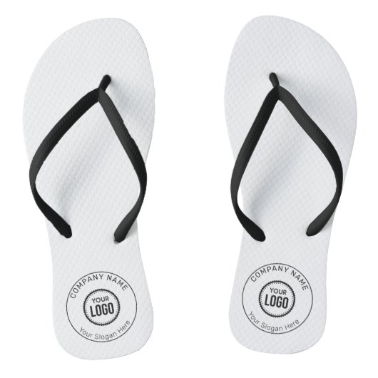 Aangepaste Logo en slogan voor bedrijven met speci Teenslippers (Voetbed)