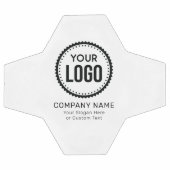 Aangepaste Logo en slogan voor bedrijven met speci Voetbal (Enkel)