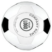 Aangepaste Logo en slogan voor bedrijven met speci Voetbal (Gedraaid)