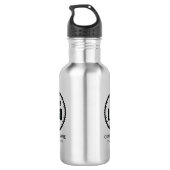 Aangepaste Logo en slogan voor bedrijven met speci Waterfles (Achterkant)