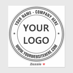 Aangepaste Logo en Sticker voor tekstpromotie