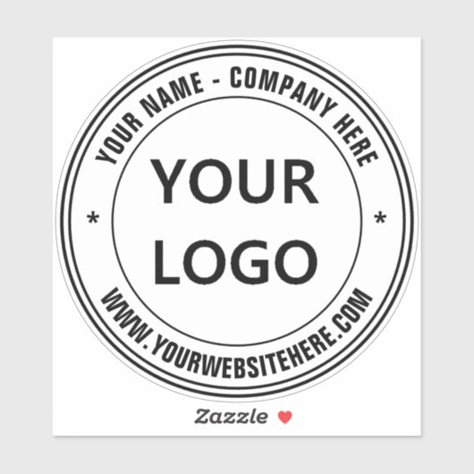 Aangepaste Logo en Sticker voor tekstpromotie (Vel)