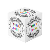 Aangepaste Logo en Tekst Business Promotie Cube Kubus (Achter hoekig)