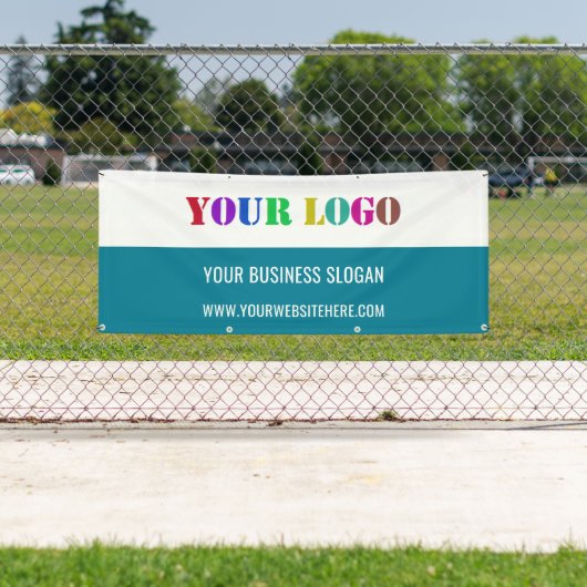 Aangepaste Logo en tekst Business Promotional Bann Spandoek (Insitu)
