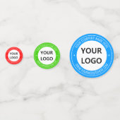 Aangepaste Logo en tekst Confetti Kies kleuren (Voorkanten)