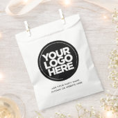 Aangepaste Logo en tekst eenvoudig Bedankzakje (Geknipt)