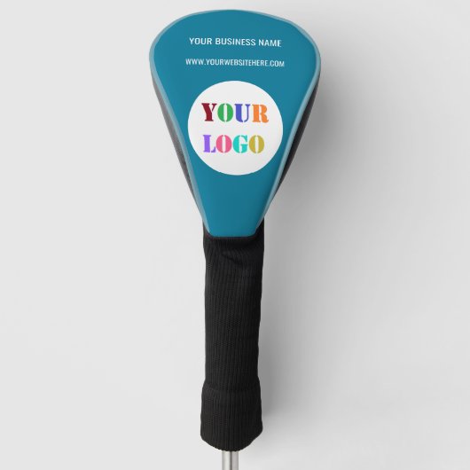 Aangepaste Logo en tekst Gepersonaliseerde Golf He Golfheadcover (Voorkant)