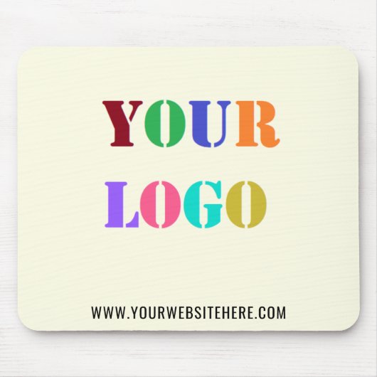 Aangepaste Logo en tekst gepersonaliseerde Muismat (Voorkant)