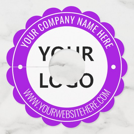 Aangepaste Logo en tekst gepersonaliseerde wijngla Wijnglaslabel (Voorkant)