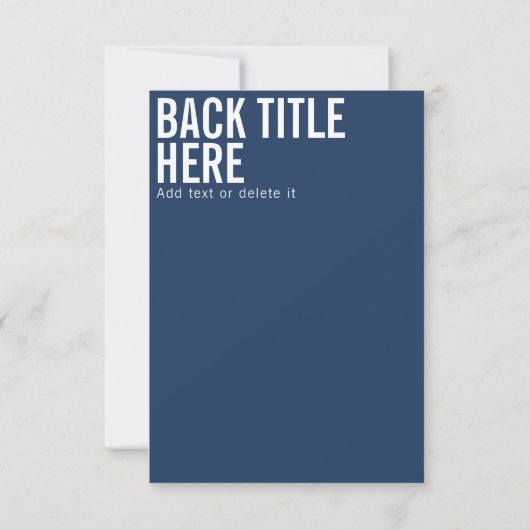 Aangepaste logo en tekst moderne, scherpe uitnodig (Achterkant)