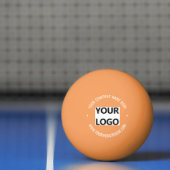 Aangepaste Logo en Tekst Ping Pong Ball Sjabloon (Net)