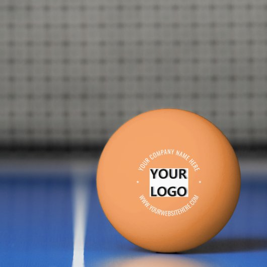Aangepaste Logo en Tekst Ping Pong Ball Sjabloon (Net)