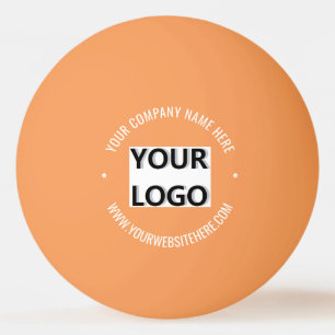 Aangepaste Logo en Tekst Ping Pong Ball Sjabloon