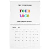 Aangepaste Logo en tekst Promotionele bedrijfskale Kalender (Feb 2026)