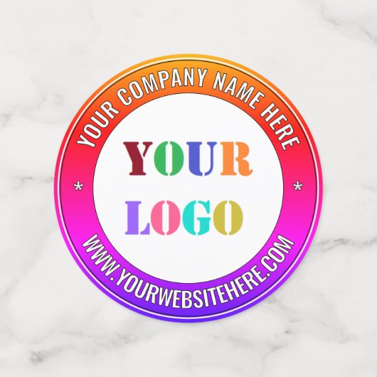 Aangepaste Logo en Tekst Promotionele Zakelijke Co Confetti (Medium voorkant)