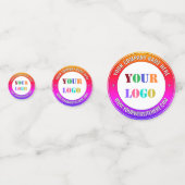 Aangepaste Logo en Tekst Promotionele Zakelijke Co Confetti (Achterkanten)