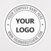 Aangepaste Logo en tekst - Speciale acties voor be Labels (Design 2)