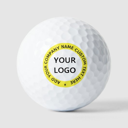 Aangepaste Logo en tekst stempels golfballen Uw kl (Voorkant)