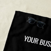 Aangepaste Logo en tekst strandhanddoek - Kies kle Strandlaken (In situ)