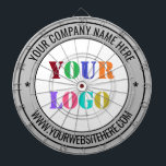 Aangepaste Logo en tekst Uw Business Dart Board Dartbord<br><div class="desc">Aangepaste kleuren en lettertypen - Ontwerp uw eigen dartborden met eenvoudige gepersonaliseerde uw bedrijf Logo en naam Website of aangepaste tekst Professioneel ontwerp Promotionele zakelijke dartbord / cadeau - Voeg uw Logo toe - Afbeelding of foto - QR-code / naam - bedrijf / website of telefoon, e-mail / meer -...</div>