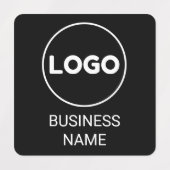 Aangepaste Logo en tekst vierkante stof kledinglab Labels (Design 1)