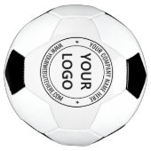 Aangepaste Logo en Tekst Voetbal Promotie (Gedraaid)