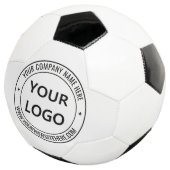 Aangepaste Logo en Tekst Voetbal Promotie (Drie kwart)