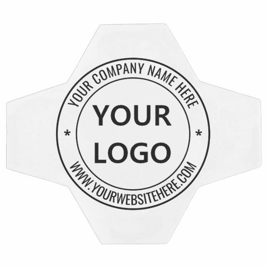 Aangepaste Logo en Tekst Voetbal Promotie (Enkel)