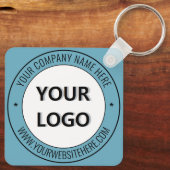 Aangepaste Logo en tekst voor speciale zakelijke S Sleutelhanger (Achterkant)