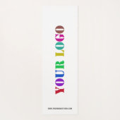 Aangepaste Logo en tekst Yoga Mat - Kies kleuren (Achterkant)