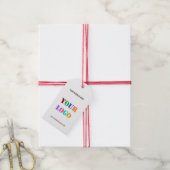 Aangepaste Logo en Tekst Zakelijke Gift Labels Voo Cadeaulabel (Met Touw)