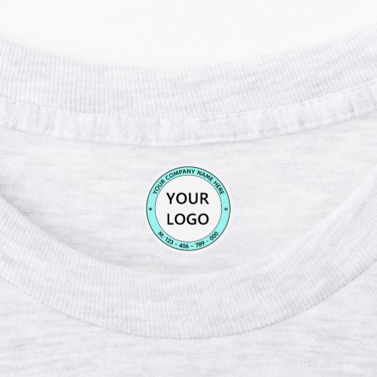 Aangepaste Logo en tekst Zakelijke Stickers Sjablo (Aangebracht)