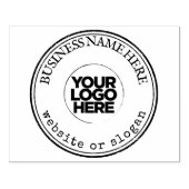 Aangepaste Logo- en tekstbedrijven Rubberstempel (Afrduk)