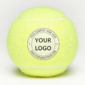 Aangepaste Logo- en tekstblokken Tennisballen (Voorkant)