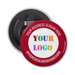 Aangepaste Logo en tekstflesopener Kies kleur Button Flesopener